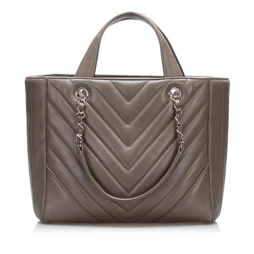 Chanel CC Chevron Satchel