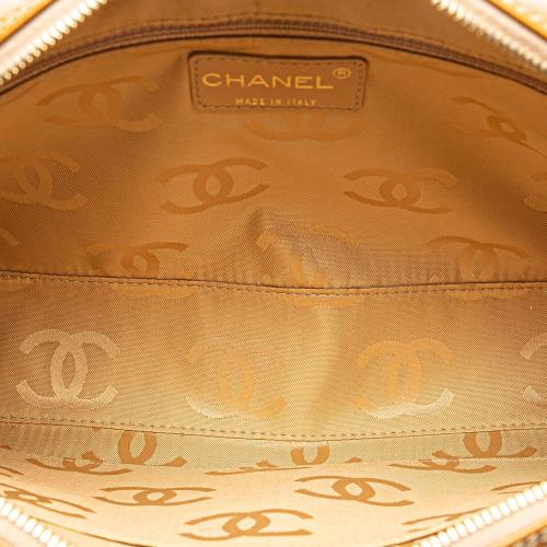 Chanel CC Chocolate Bar Patent Shoulder Bag