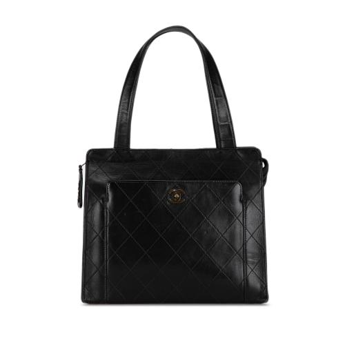 Chanel CC Quilted Calfskin Tote