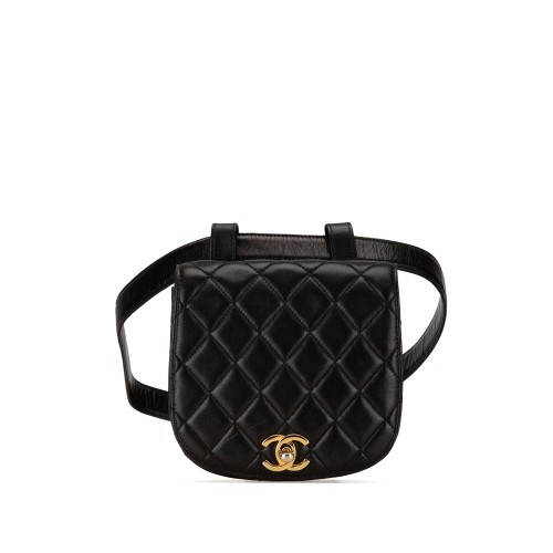 Chanel CC Quilted Lambskin Belt Bag