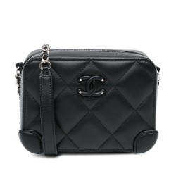 Chanel CC Quilted Lambskin Camera Case