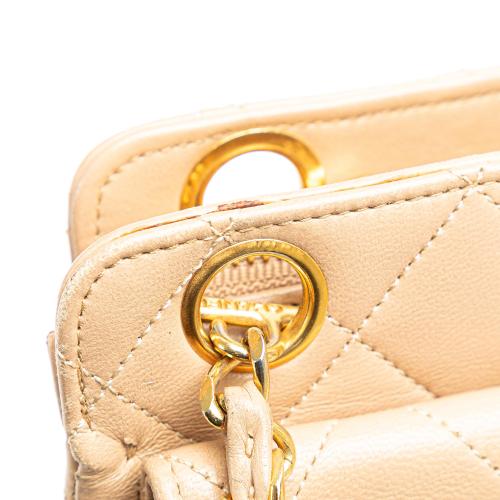 Chanel CC Quilted Lambskin Front Pocket Crossbody