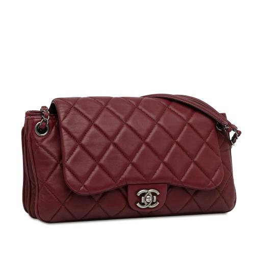 Chanel CC Quilted Lambskin Single Flap