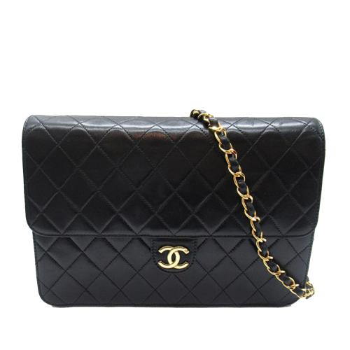 Chanel CC Quilted Lambskin Single Flap