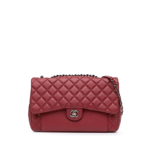 Chanel CC Quilted Lambskin Single Flap