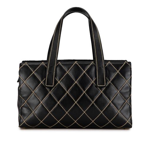 Chanel CC Wild Stitch Calfskin Tote