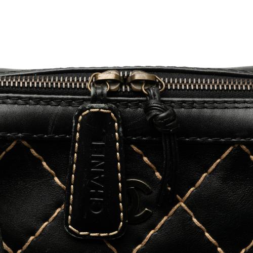 Chanel CC Wild Stitch Lambskin Handbag