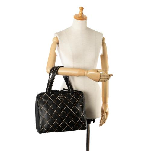 Chanel CC Wild Stitch Lambskin Handbag