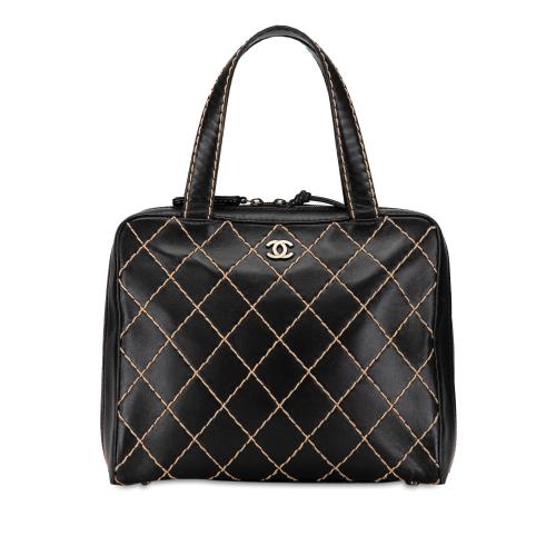 Chanel CC Wild Stitch Lambskin Handbag