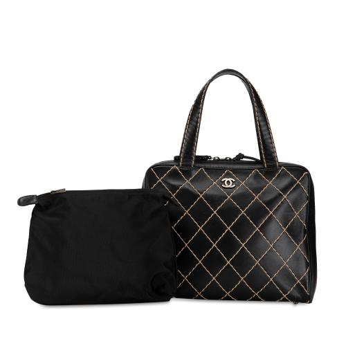 Chanel CC Wild Stitch Lambskin Handbag