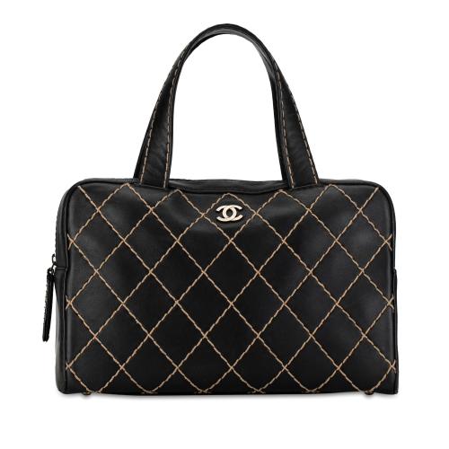 Chanel CC Wild Stitch Lambskin Handbag