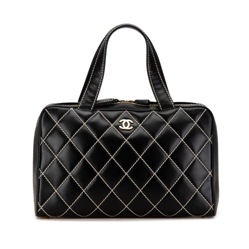 Chanel CC Wild Stitch Lambskin Handbag