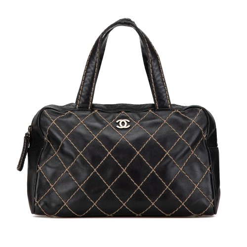 Chanel CC Wild Stitch Lambskin Handbag