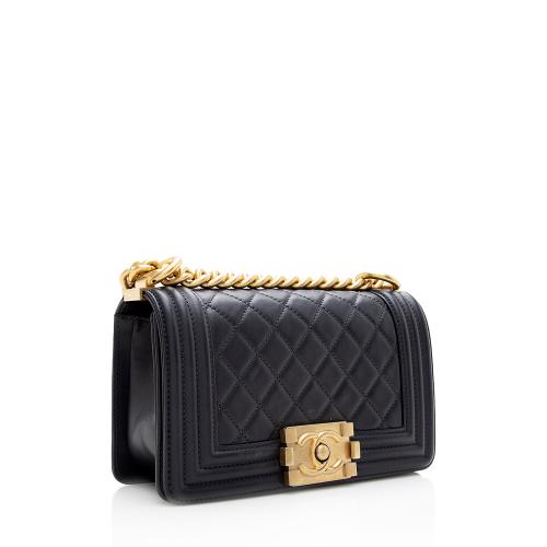 Chanel Calfskin Boy Small Flap Bag