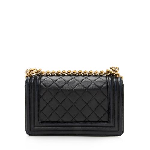 Chanel Calfskin Boy Small Flap Bag