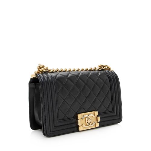 Chanel Calfskin Boy Small Flap Bag