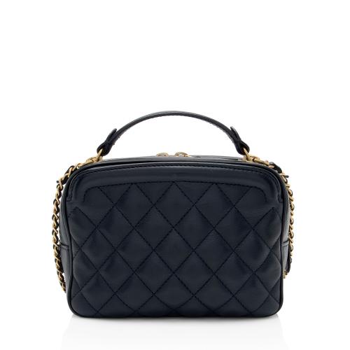 Chanel Calfskin CC Small Vanity Case