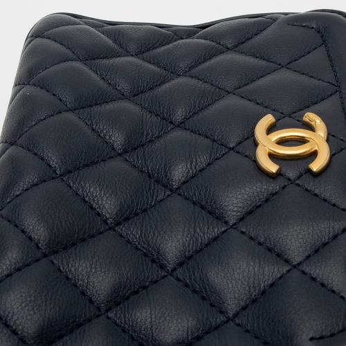 Chanel Calfskin CC Small Vanity Case