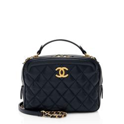 Chanel Calfskin CC Small Vanity Case