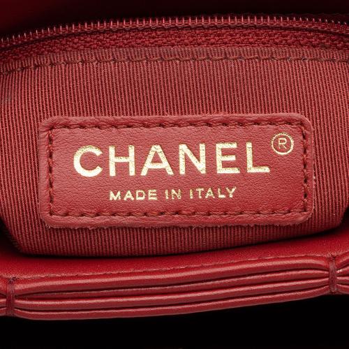 Chanel Calfskin Double Pocket Small Top Handle