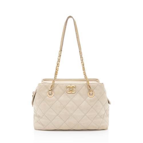 Chanel Calfskin Retro Chain Tote