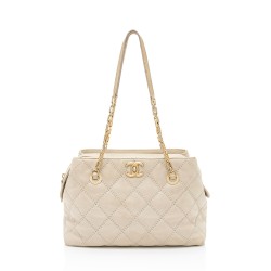 Chanel Calfskin Retro Chain Tote