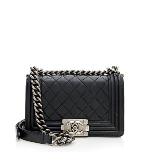 Chanel Calfskin Small Boy Bag