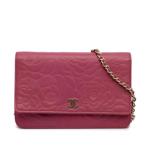 Chanel Camellia Wallet On Chain