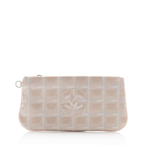 Chanel Canvas Travel Line Cosmetic Case