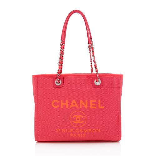 Chanel Canvas Deauville Small Tote