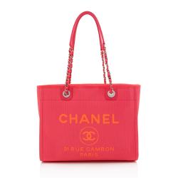 Chanel Canvas Deauville Small Tote