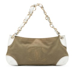 Chanel Canvas Olsen Shoulder Bag