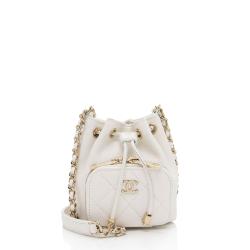 Chanel Caviar Leather Business Affinity Mini Bucket Bag