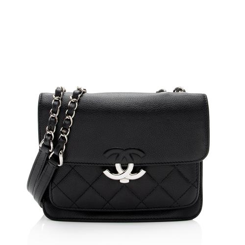 Chanel Caviar Leather CC Flap Bag