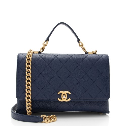 Chanel Caviar Leather Chic Affinity Top Handle