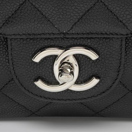 Chanel Caviar Leather Classic Maxi Double Flap Bag