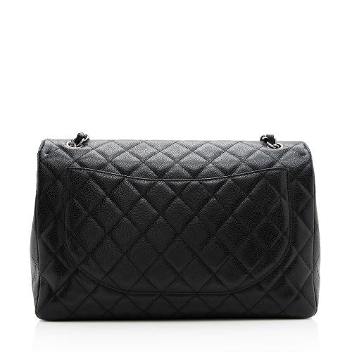 Chanel Caviar Leather Classic Maxi Single Flap Bag