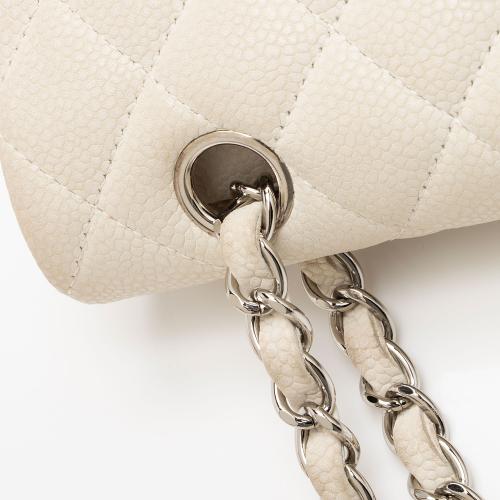 Chanel Caviar Leather Classic Medium Double Flap Bag