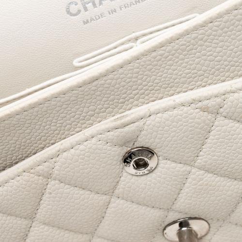 Chanel Caviar Leather Classic Medium Double Flap Bag