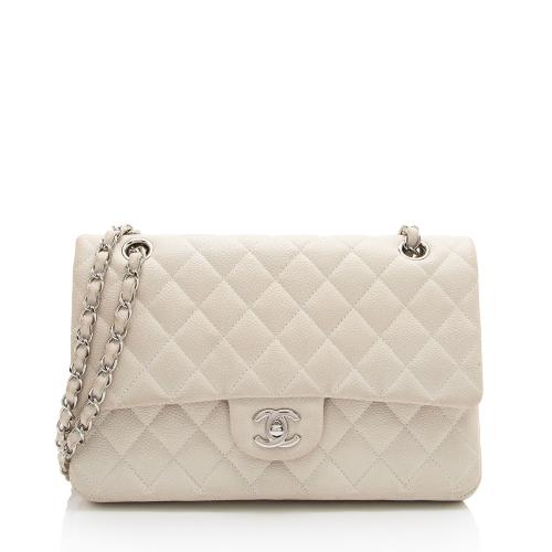 Chanel Caviar Leather Classic Medium Double Flap Bag