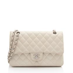 Chanel Caviar Leather Classic Medium Double Flap Bag