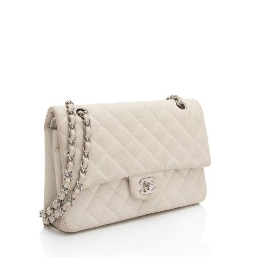 Chanel Caviar Leather Classic Medium Double Flap Bag