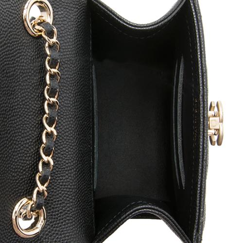 Chanel Caviar Leather Golden Class Phone Holder Crossbody