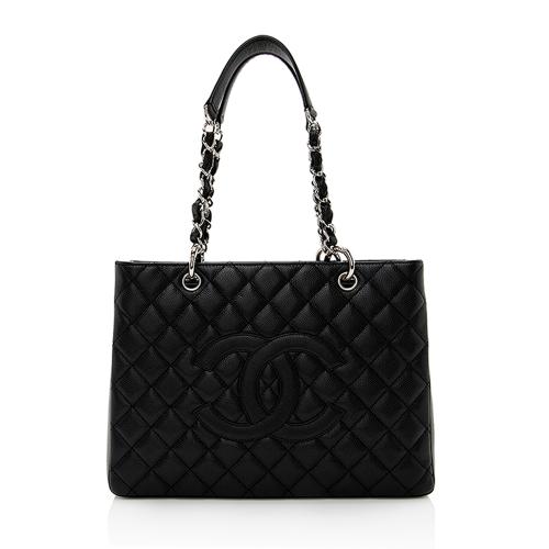 Chanel Caviar Leather Grand Shopping Tote