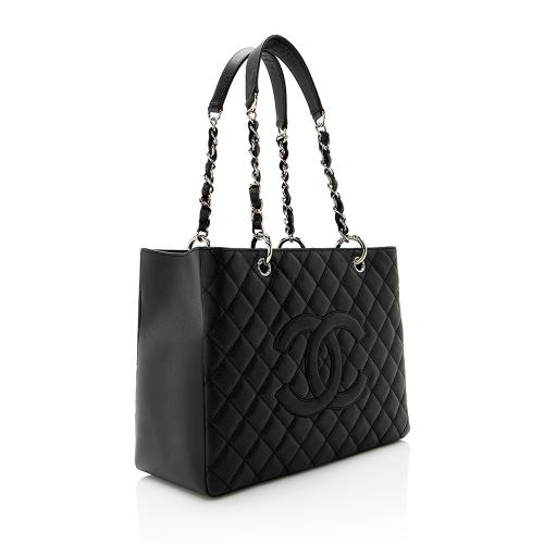 Chanel Caviar Leather Grand Shopping Tote