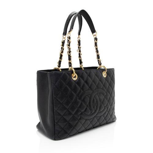 Chanel Caviar Leather Grand Shopping Tote