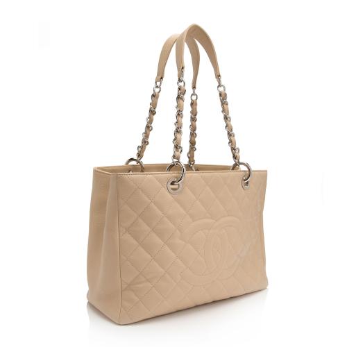 Chanel Caviar Leather Grand Shopping Tote