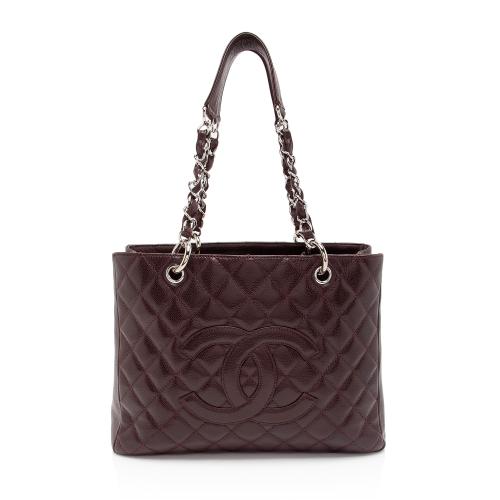 Chanel Caviar Leather Grand Shopping Tote