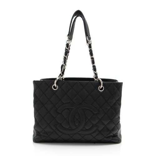 Chanel Caviar Leather Grand Shopping Tote