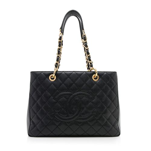 Chanel Caviar Leather Grand Shopping Tote